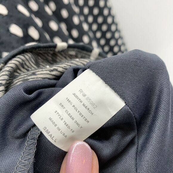 Judith March Fit Flare Sleeveless Polka Dot Dress - Picture 8 of 8